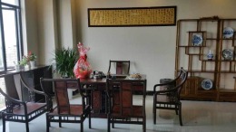 御意装饰天一办公室装修480平简约中式风格